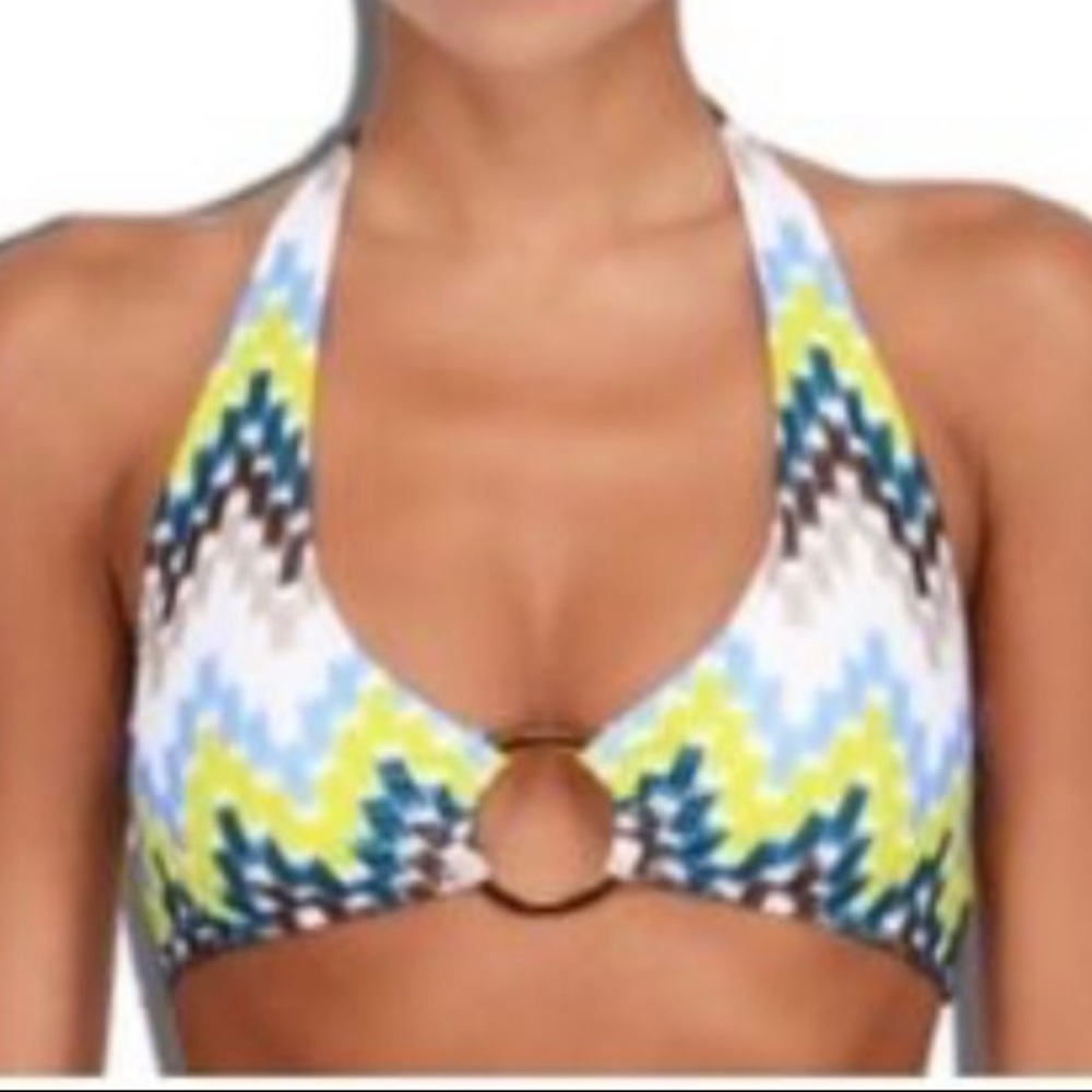 🆕Milly Cabana “Santorini” Halter Bikini Top, Size P